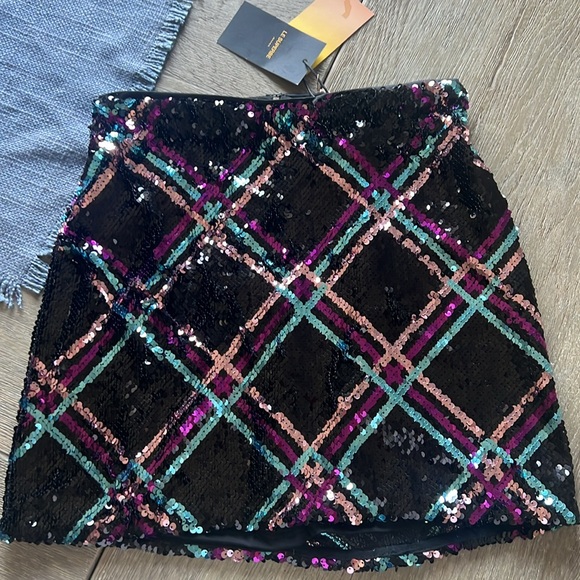 NWT Revolve
Le Superbe- Argyle Hotel Skirt- Royal Multi Sequin 2 - Picture 8 of 9